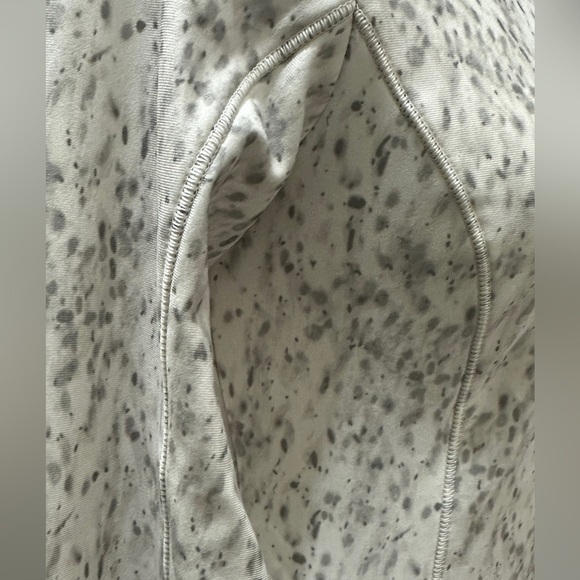 325 CALIA | NWOT Gray Snow Speckled Quarter-Zip Turtleneck Pullover (size XS) - Picture 10 of 16